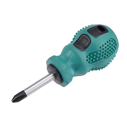 Image of uxcell #2 Phillips Screwdriver 1.5 Inch Round Shaft Non Slip Comfortable Handle