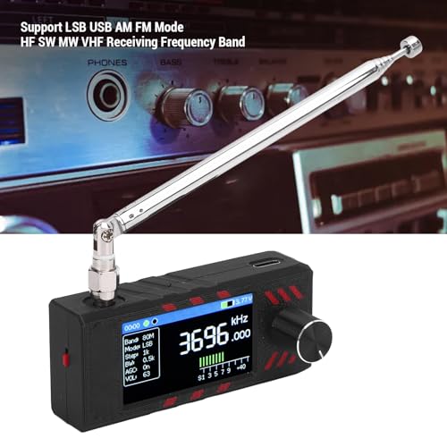 Receptor de radio portátil banapoy Full Band 1.9 pulg miniatura 3