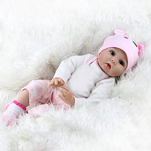 Kaydora Reborn Baby Dolls, 20 inch Lifelike Girl, Weighted Soft Body