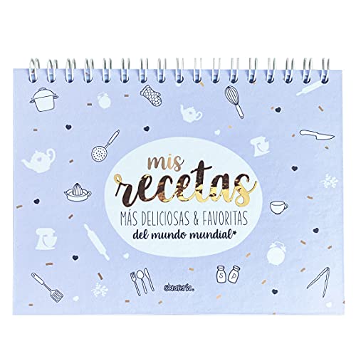 Accesorios De Asador, Video On Demand Libreta para Recetas - Modelo Mis Recetas Deliciosas - La Scrapería
