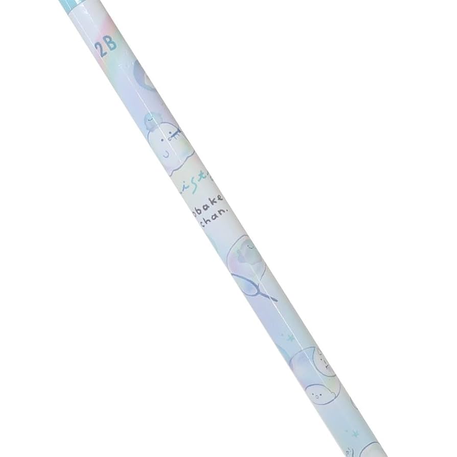 Amazon | ふわっとおばけちゃん[えんぴつ]グミチャーム付き丸軸