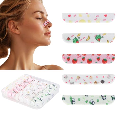 Shes hui 50pcs/Box Cute Cartoon Nose Shaper Up Lifting Sticker Skin-Friendly Breathable Adhesive Patches Pain Free Nose Slimmer Device High Up Tool