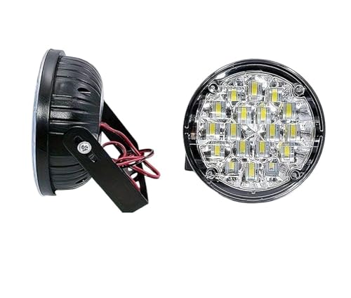 Phare antibrouillard feux antibrouillard avant de voiture ronds LED 12V