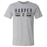 500 LEVEL Dylan Harper San Antonio Font Shirt (Heather Gray, Large)