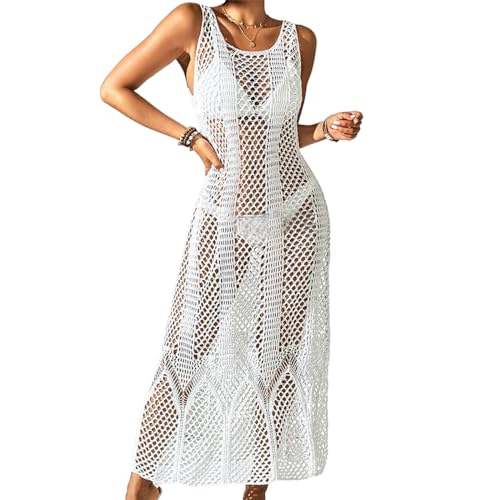 Robe de plage longue en coton idéale pour vos après-midis farniente au bord de la piscine