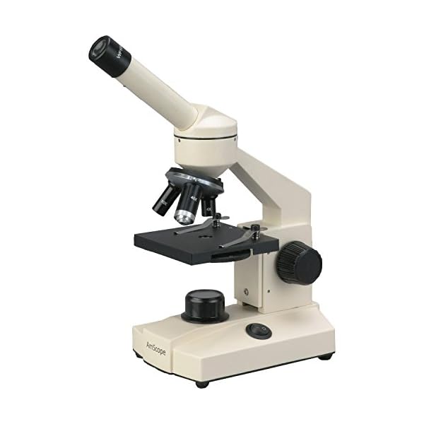 amscope m100 C-led-sp14-e 40 x-1000 x Student Biologische Field Mikroskop mit LED-Beleuchtung + Kamera + Slide Vorbereitung Kit – Bild 6
