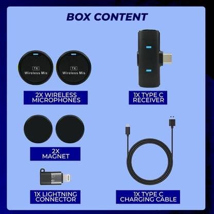 Image of Round Collar Mic Noise Cancellation for Video Recording Vlogs Mobile Camera Tablet Teachers Classes Instagram Singing Reels Live Streaming Podcast Vlogging Interview Office Meeting(Round mic)