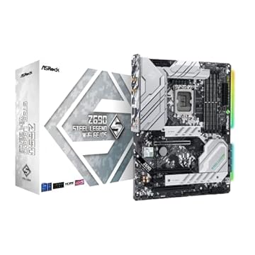 ASRock Z690 Steel Legend WiFi 6E/D5 suporta placas-mãe 14ª, 13ª e 12ª geração Intel® Core™ 15 Phase Dr.MOS Power Design DDR5 6000MHz (OC)