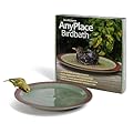 Jacobi Jayne Bird Bath For Garden Birds Anyplace™ Bird Bath - Ceramic Garden Bird Bath and Wildlife Drinker - Perfect Birdbath For Garden. Bird Water Feeder And Bird Bath Bowl. Birdbaths & Supports