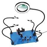 【Schraubstock Klein】Dieses vielseitige Werkzeug eignet sich hervorragend zum Fixieren von Schmuck, Holz, Jade, Stein, Leiterplatten und anderen kleinen Teilen. Es ist ein idealer Halter für Mini-Schleifer und eignet sich sowohl für Amateure als auch für Handwerker. Die Spannzwinge besteht aus Gusseisen und ihre Backen sind gehärtet und wiederaufbereitet für Haltbarkeit und Stabilität. Sie kann um 360 Grad auf ihrer Basis gedreht werden, um eine einfache Arbeitspositionierung zu ermöglichen.