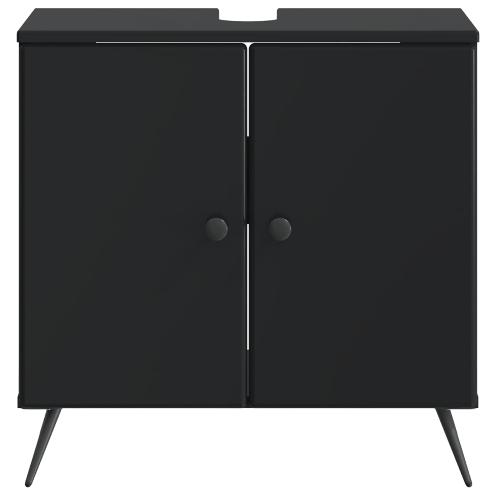 Mobile per lavabo da bagno BREDA Nero 59,5 x 31,5 x 59 cm