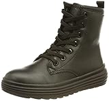 Antibakterielle Innensohle Geox Mädchen J Phaolae Girl A Stiefeletten,Schwarz,35 EU