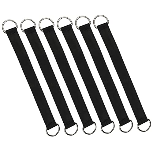 FUNOMOCYA Swing Hanging Straps 6 Pcs Stainless Steel Ropes Tree Swing Accessory Replacement Straps