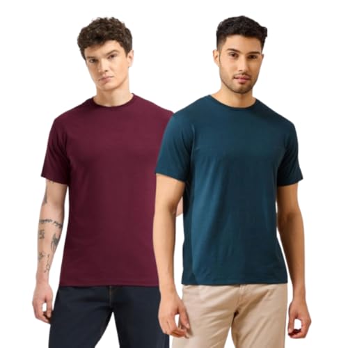 Image of Wellbi Bamboo Men's Tshirt - Ultra-Soft, Breathable & Sustainable | Premium Cotton Blend for Supreme Comfort | Stylish & Eco-Friendly T-Shirt for Men | Tshirt Men Cotton