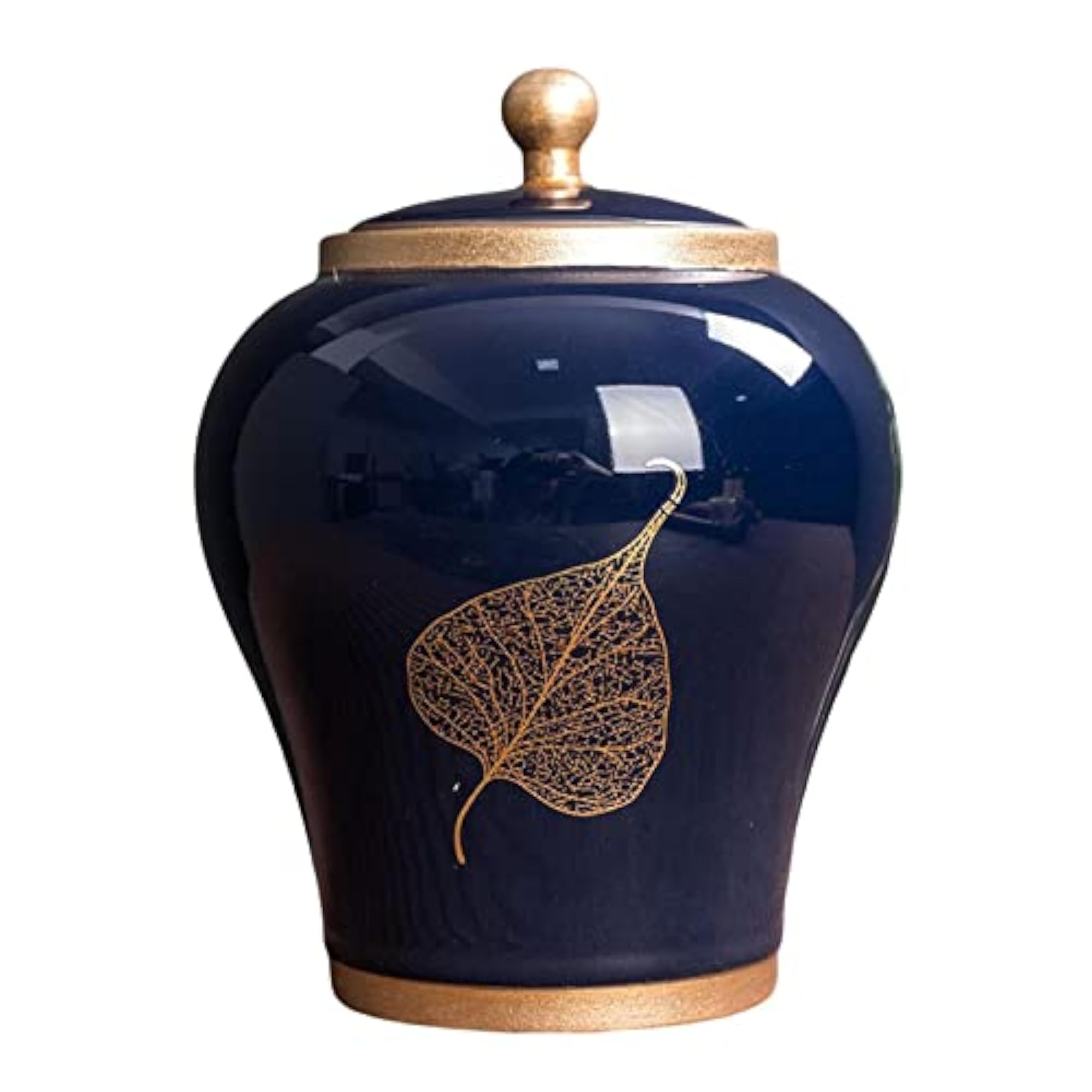 2Pcs Creative Porcelain Ginger Jar with Lid