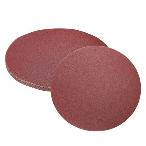 Disque abrasif grain 80 anti-encrassement papier 30,5 cm auto-agrippant bois métal sans trou