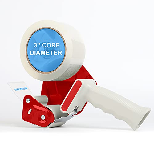 JARLINK Packing Tape Dispenser Gun (2 Pack) with 2 Rolls Tape, 2 inches