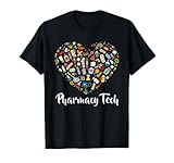 Pharmacy Tech Pharmacist - Maglietta regalo abbinata per San Valentino, riunioni di famiglia, mese del cuore, anniversari, festa della donna, 14 febbraio, festa del papà, festa della mamma, compleanno, Natale, appuntamenti da indossare a una festa in costume, scuola, ospedale o lavoro.