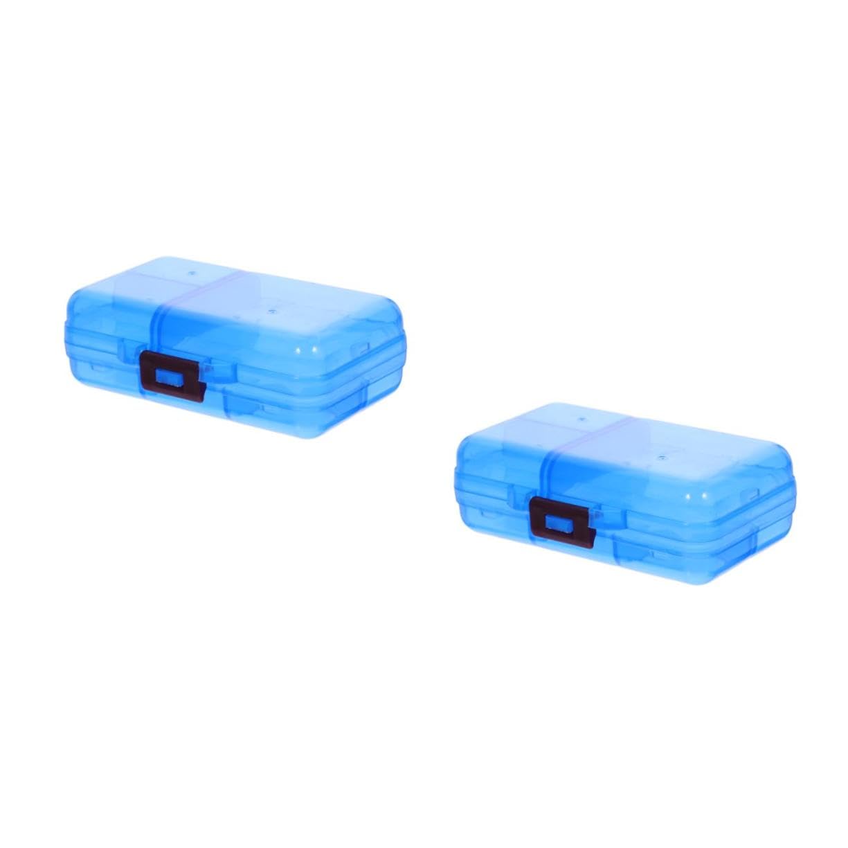 Healeved 2 Pezzi portapillole portatile portapastiglie stand tablet medicine box reggi tablet Organizzatore medicinali portatile porta pillole contenitori di Astuccio AbS Navy