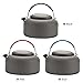 0.8L/1.4L Weight Aluminum Teapot Kettle Coffee Pot for Camping Hiking Backpacking