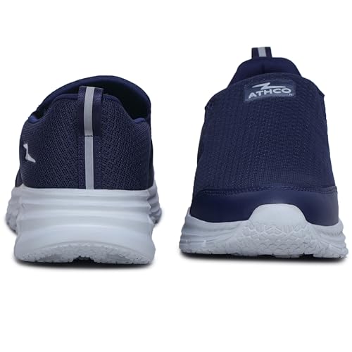 Image of ATHCO Mens Oxyflo Walking Shoes for Man, Lightweight Breathable Comfort Slip-On Casual Shoes for Man with Memory Foam Insole, Lightweight, Comfort Walking Shoe for Men for All-Day Comfort
