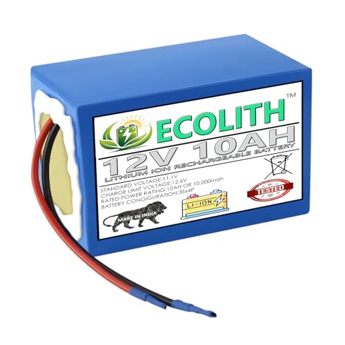 Image of 12v 10ah Lithium ion Rechargeable Battery with 20a BMS Protection for Solar Inverter Equipment,Energy Storage Devices, Toys, led lamp,Solar Lantern,and Other Compatible Devices