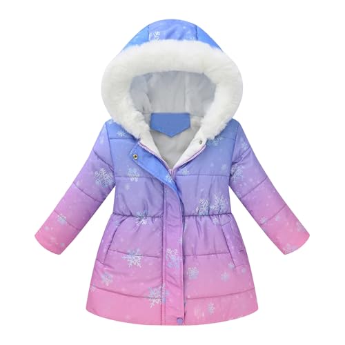 Generisch Manteau d'hiver pour tout-petit garçon fille avec capuche veste épaisse coupe-vent fermeture éclair vêtements d'extérieur chauds vêtements...
