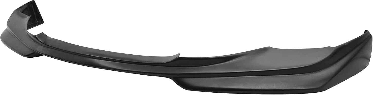 FREEMOTOR802® Front Bumper Lip Splitter Air Dam Chin Spoiler, Fits 2008-2013 Infiniti G37 Coupe (Except IPL/Sport) & 2014 Infiniti Q60 Base Journey, J Style Unpainted Black PU 1PC Lower Guard Trim