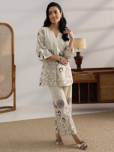 Image of Libas Printed Cotton Co-Ord Set