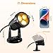 LemonBest® LED Low Voltage Landscape up Down Light for Outdoor Yard Step Lighting Warm White