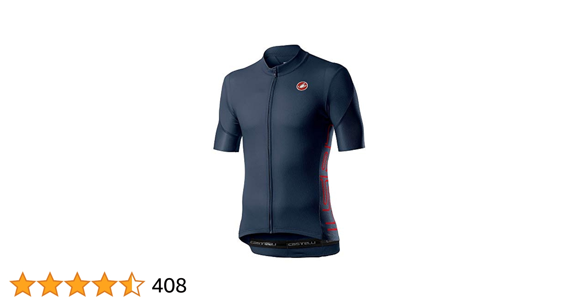 Castelli サイクルジャージ Mサイズ 白・黒 メンズサイクリングジャージ サイクリング メンズ CLASSIFICA