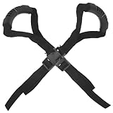 Abaodam 2 Stück Teiliges Auto Haltegriff für Senioren und Behinderte Verstellbarer Türgriff als Einstiegs Ausstiegshilfe Leichtes Robustes Fahrzeugstützgriff Zubehör in Schwarz