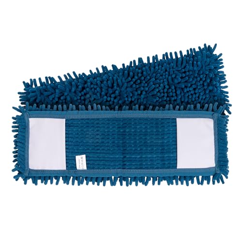 Lot de 2 Housses Dépoussiérantes Microfibres Frizzy pour Balai Professionnel Combiné, Housses Plates de Dimensions 40 cm x 14 cm, Idéales pour la poussiere...