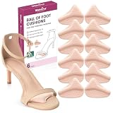 Anti Slip Foot Pads for High Heels, Foot Pads for Women, Beige, 6 Pairs