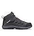 Columbia Mens Crestwood Mid Waterproof, Dark Grey/Deep Rust, 13 Wide