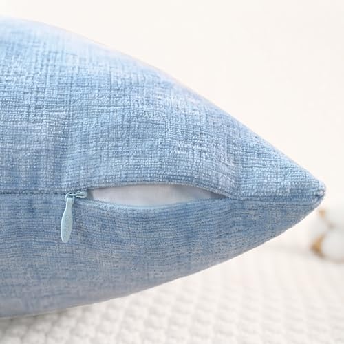 image for CaliTime Throw Pillow Covers Decorative 24 X 24 Inches Pack of 2 Cozy 