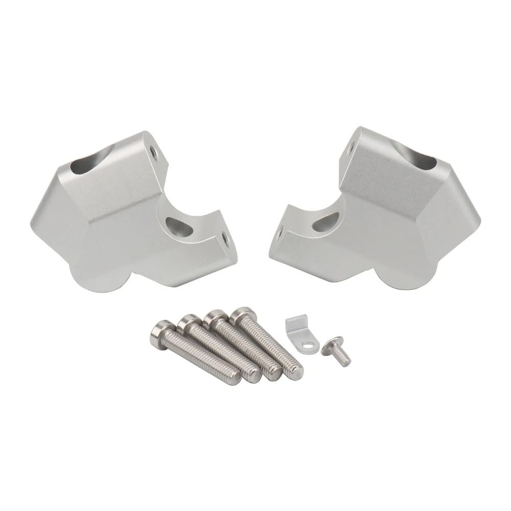 Elevador de manillar de aluminio para moto Desert X 2022 2023 con abrazadera de montaje 7