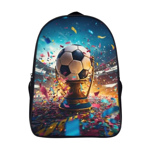 Sac à dos football enfants 40x28x16cm contre le désordre scolaire