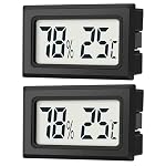 JEDEW – JEDEW 2er-Set Mini Digitale Thermometer-Hygrometer, Innen Te