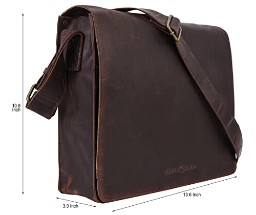 Antonio Valeria Albert Premium Leather Messenger Bag for Men2