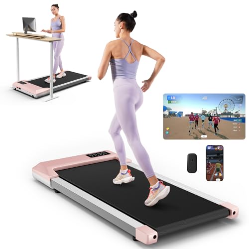 SupeRun Walking Pad, Under Desk Treadmill, 3 in 1 Portable Treadmills for Home with Remote...