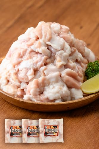 [Amazon.co.jp限定]カミチク 黒毛和牛 上ホルモン(計600g) 牛肉 国産 もつ 小腸 小容量