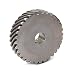 Boston Gear H2412L Plain Helical Gear, 45 Degree Helix, 14.5 Degree Pressure Angle, 0.250 Bore, 24 Pitch, 12 Teeth, Steel, LH