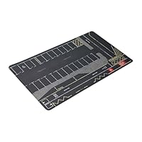 Fenteer 1:64 Diecast Alloy Car Model Parking Lot Mat Vehicle Scene Display Toy Educational Tool for Children Parking Garage Mouse Pad