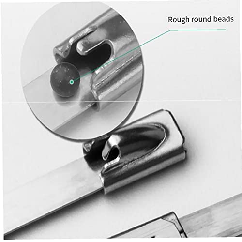 Kabelbinders Rvs Herbruikbare Metalen Heavy Duty Vergrendeling voor Eenvoudige Installatie Thuis Kantoor Garage Workshop… - Image 5