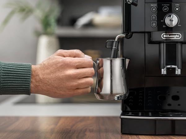 De'Longhi Magnifica S Smart Machine a Café Grain ECAM230.13.B, Machine Expresso et Cappuccino, 1.8L, 1450W, Noir [Exclusif Amazon] - Image 6