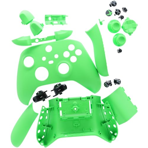 Image of Deal4GO Full Housing Shell kit w /Buttons Trigger Thumbsticks Replacement for Xbox Series X & S Wireless Controller 1914 (Velocity Green)