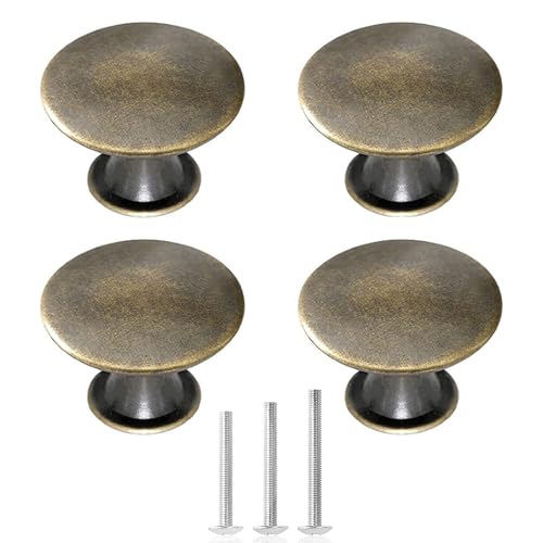 【Ampie applicazioni】Questi pomelli in bronzo retrò sono ideali per comò, armadi, credenze, cassettiere, armadietti, librerie, scarpiere, comodini, credenze ecc. Ottima scelta per rinnovare la cucina di casa, il bagno, il soggiorno, la stanza dei libri, il dormitorio e l'ufficio e la decorazione dei mobili fai da te, etc.