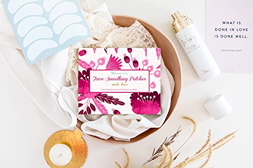 BLUMBODY Face Wrinkle Patches - Anti Wrinkle Facial Patches to Smooth Smile Lines - Non-Silicone Face Patches Wrinkles Tape for Fine Wrinkles between Eyes & Face - For Overnight Wrinkle Use