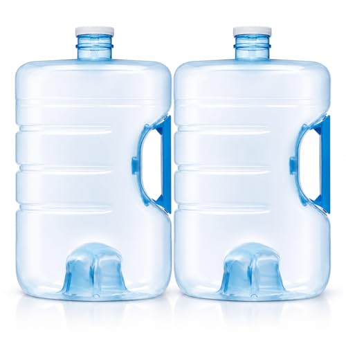 SKYREN Stackable BPA-Free Refillable Water Container 3 Gallon Capacity White Reusable Jug Space-Saving Design for Home and Office Use (2)